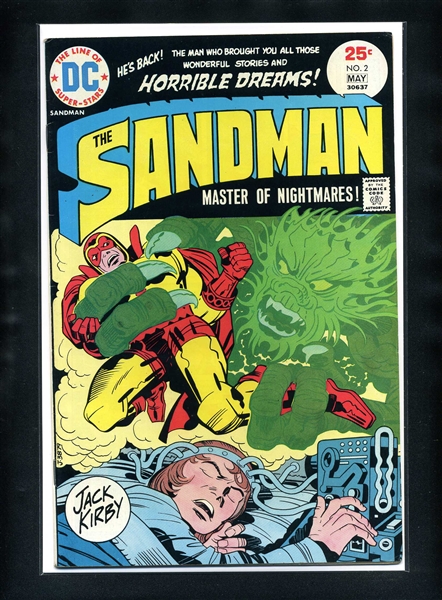 Sandman #2 VF 1975 DC Jack Kirby Comic Book